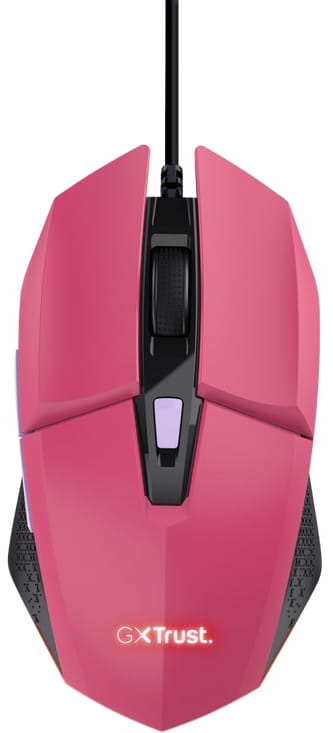 Миша дротова ігрова Trust GXT 109 FELOX RGB Pink (25068)