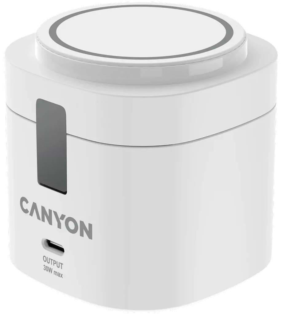 Беспроводное зарядное устройство Canyon OnCharge 405 White 4-в-1 (CNS-WCS405WW/A)