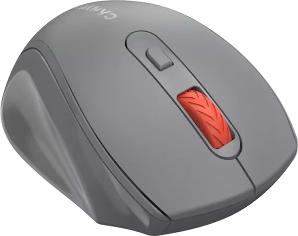 Фото - Мышь беспроводная Canyon OnClick 20 Wireless Ergonomic Silent Dark grey (CNE-CMSW20DG)