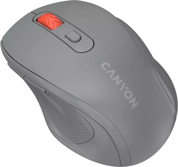 Фото - Мышь беспроводная Canyon OnClick 20 Wireless Ergonomic Silent Dark grey (CNE-CMSW20DG)
