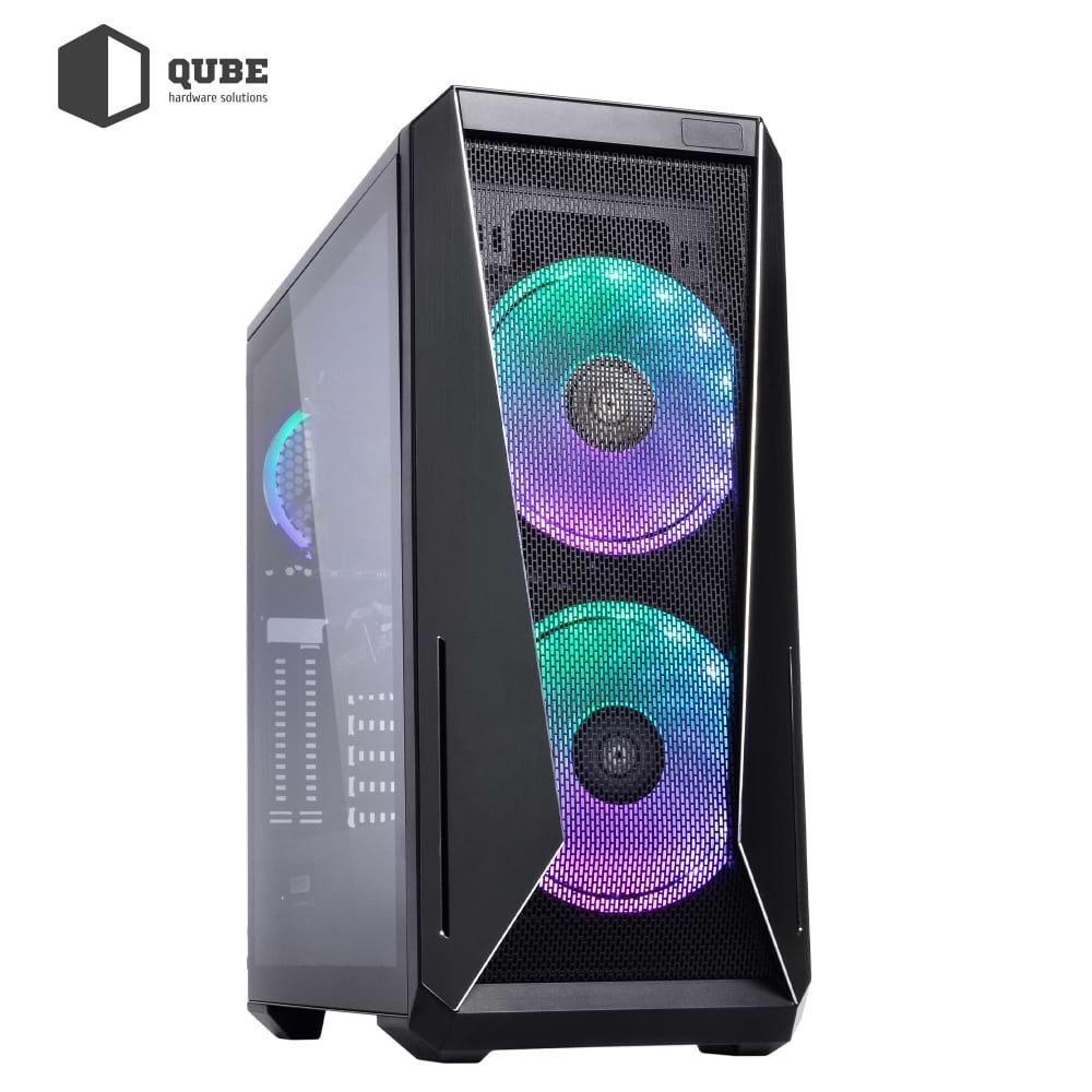 Системний блок QUBE QB i7 13700F RTX 4070 Ti 12GB W1 164 (i713700FRTX4070Ti12GBW1164) - Фото 1