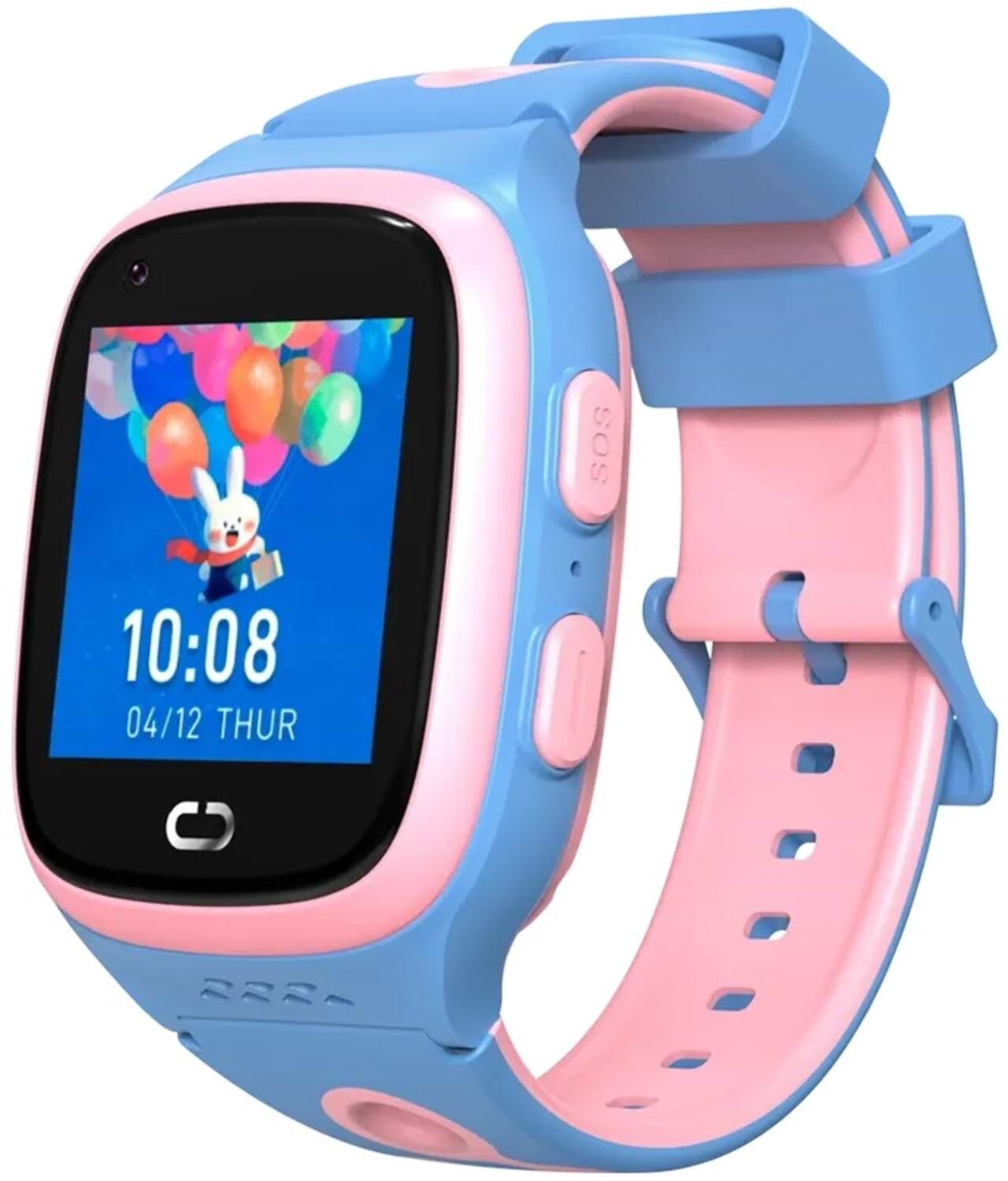 Дитячий годинник Canyon ZEFIR KW-49 E-SIM 4G GPS Pink-Blue (CNE-KW49PB)