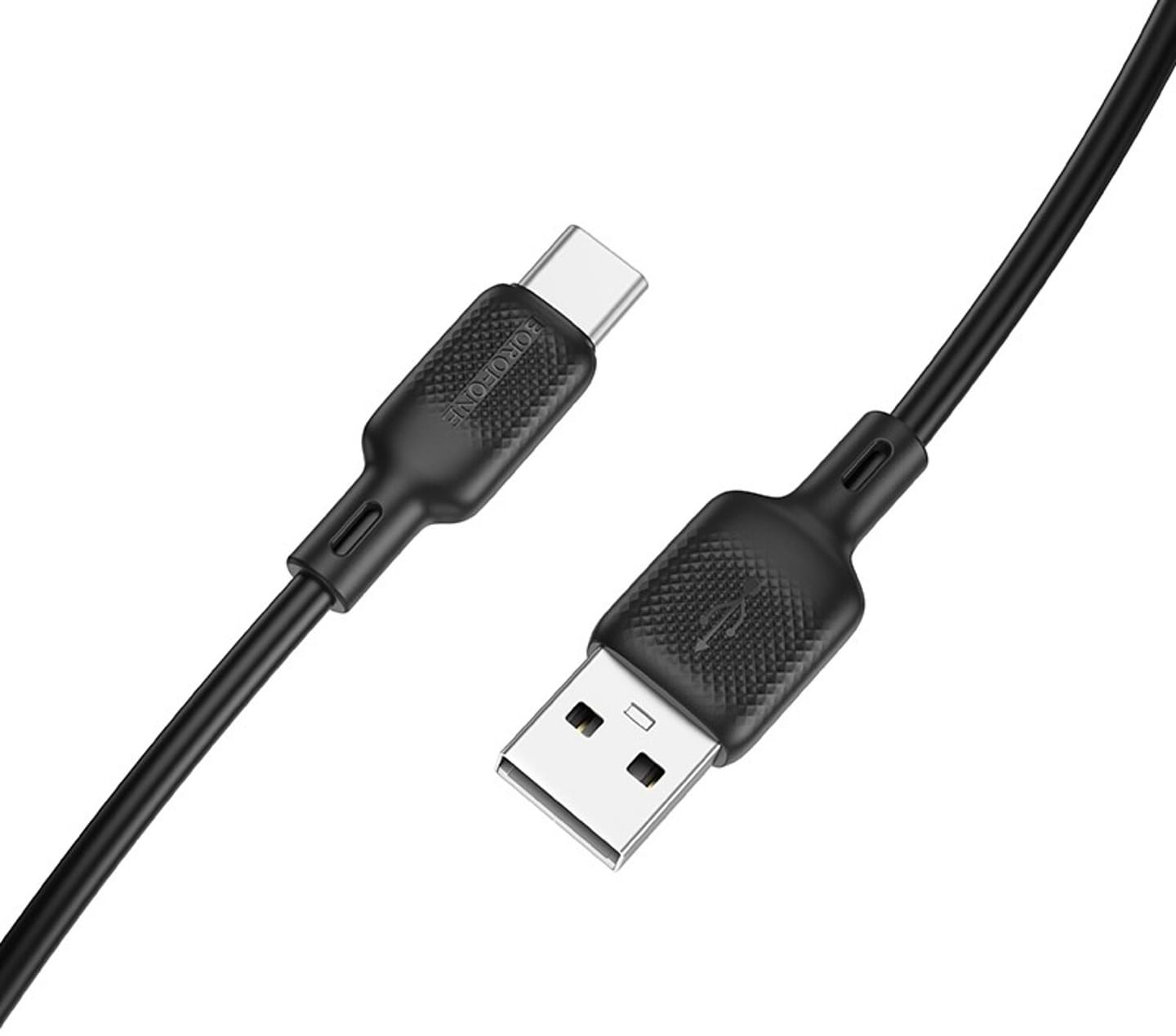 Кабель синхронізації даних BOROFONE BX113 Type-C Black (6941991115431)