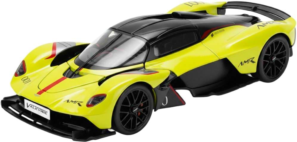 Коллекционная машинка 1:18 TechnoDrive ASTON MARTIN VALKYRIE Yellow (250937AMVKLG)