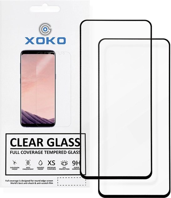 Фото - Защитное стекло для смартфона XOKO Full Cover Ultra-Thin 0.25мм iPhone 15 Pro Black 2 шт. (XK-FCU-AP-IP15P) Фото - Защитное стекло для смартфона XOKO Full Cover Ultra-Thin 0.25мм iPhone 15 Pro Black 2 шт. (XK-FCU-AP-IP15P)