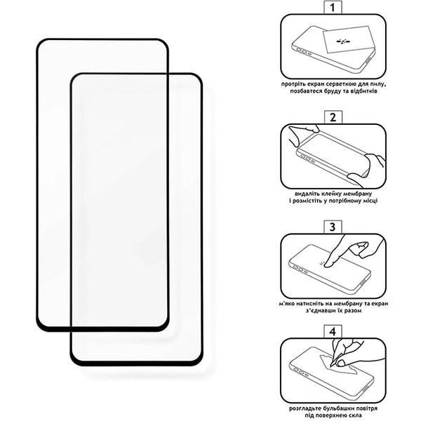 Фото - Защитное стекло для смартфона XOKO Full Cover Ultra-Thin 0.25мм iPhone 15 Pro Black 2 шт. (XK-FCU-AP-IP15P)