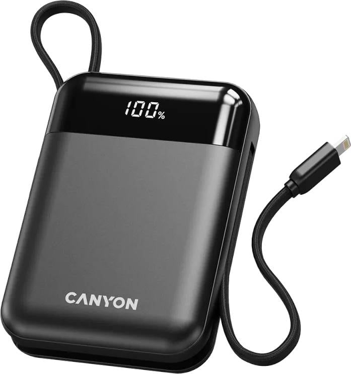 Батарея мобильная Canyon OnPower 104 10000mAh Black (CNS-CPB104B)