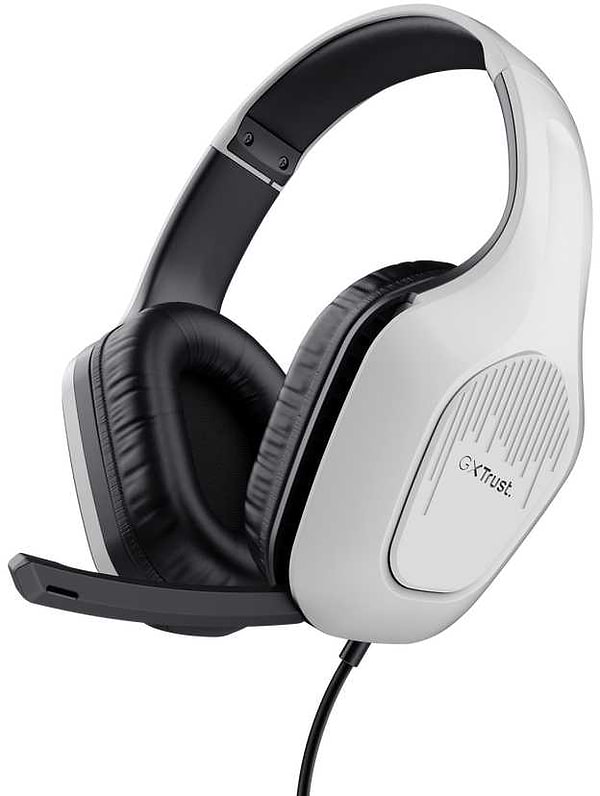Фото - Гарнитура проводная игровая Trust GXT 415W Gaming Zirox Headset White (25147) Фото - Гарнитура проводная игровая Trust GXT 415W Gaming Zirox Headset White (25147)