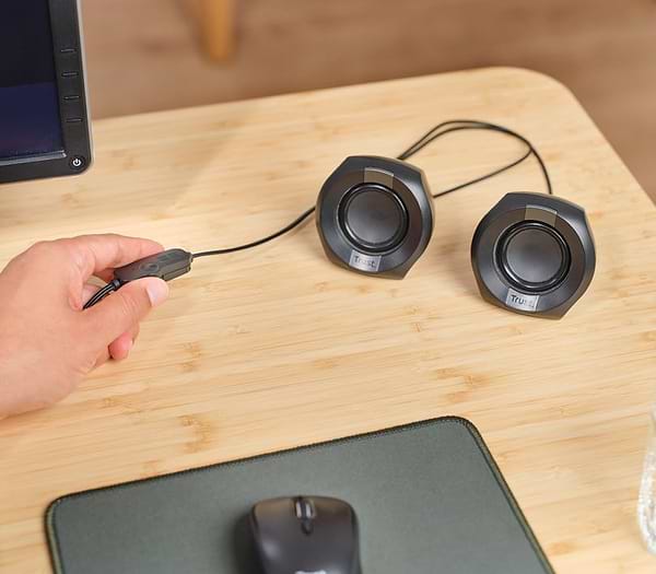 Фото - Комп'ютерна акустика компактна 2.0 Trust Polo Compact 2.0 Black (25164)