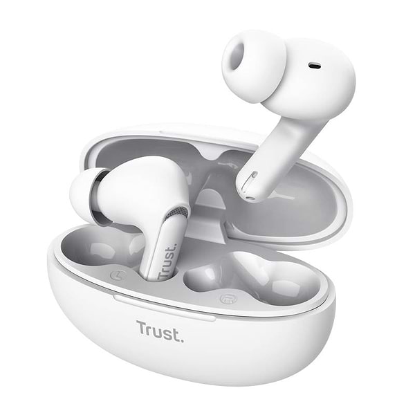 Фото - Навушники вкладиші бездротові TWS Trust Yavi Earbuds White (25172)