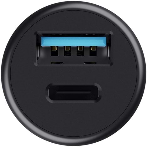 Фото - Автомобільний зарядний пристрій Trust Maxo 38Вт USB-A/USB-C PD, QC Black (25197)