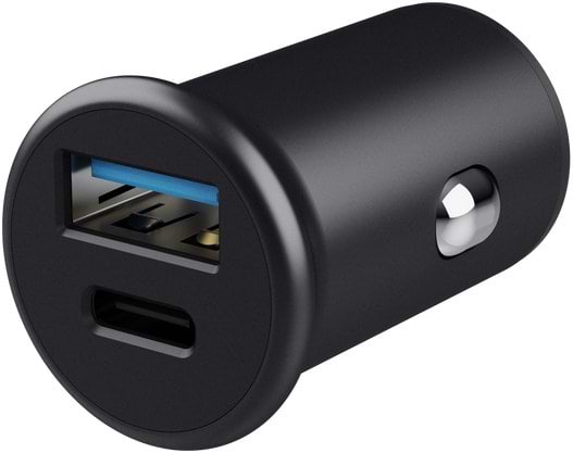 Фото - Автомобільний зарядний пристрій Trust Maxo 38Вт USB-A/USB-C PD, QC Black (25197)