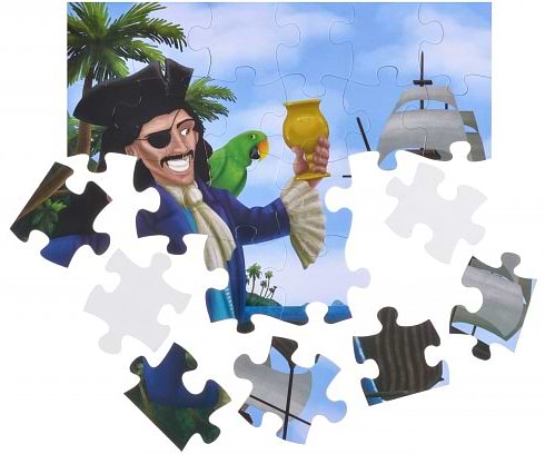 Фото - Пазлы (3-4 года) Same Toy Пираты 48 эл. (88101Ut)