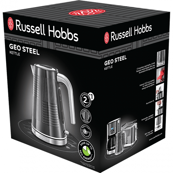 Фото - Електричний чайник Russell Hobbs 25240-70 Geo Steel