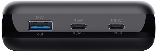 Фото - Батарея мобильная Trust Laro Power bank 100W 20000mAh black (25240)