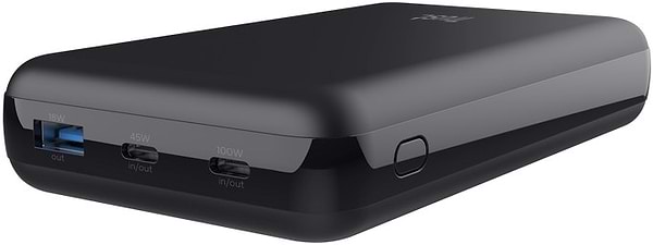 Фото - Батарея мобильная Trust Laro Power bank 100W 20000mAh black (25240)