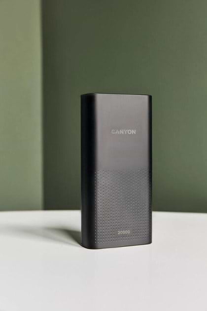Фото - Батарея мобільна Canyon 20000mAh Black (CNE-CPB2001B)