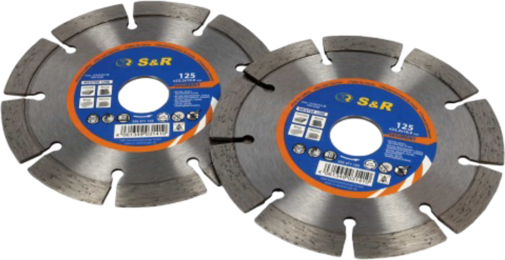 Круг відрізний по бетону S&R Meister Segment 125x22.2 2 шт. (252471125.2)