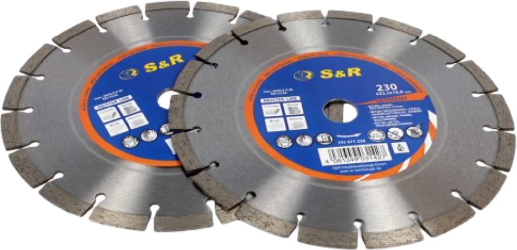 Круг відрізний по бетону S&R Meister Segment 230x22.2 2 шт. (252471230.2)