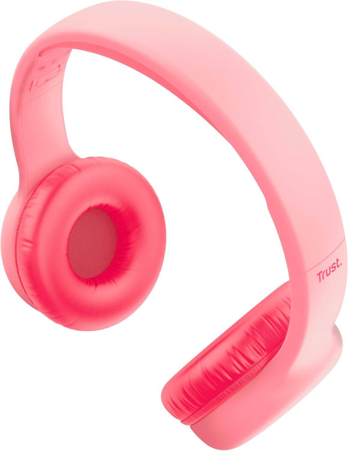 Фото - Наушники накладные проводные Trust Nouna Headphones mini-jack, Mic Pink (25277)