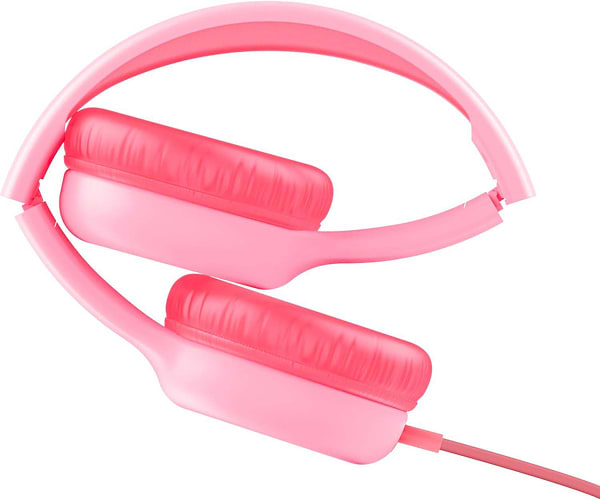 Фото - Наушники накладные проводные Trust Nouna Headphones mini-jack, Mic Pink (25277)