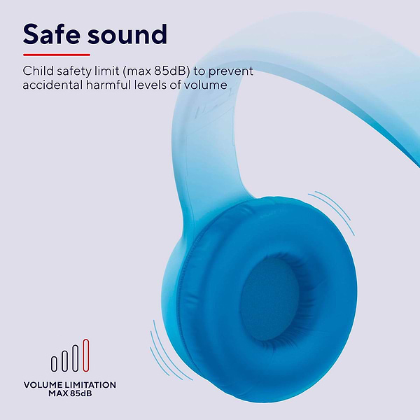Фото - Наушники накладные проводные Trust Nouna Headphones mini-jack, Mic Blue (25278)