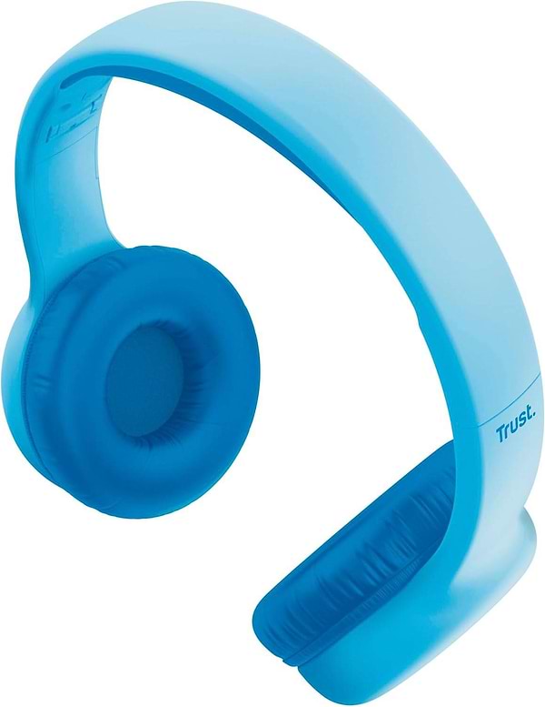 Фото - Наушники накладные проводные Trust Nouna Headphones mini-jack, Mic Blue (25278)