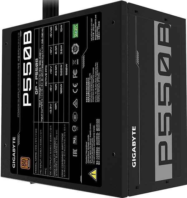 Фото - Блок живлення для ПК Gigabyte GP-P550B