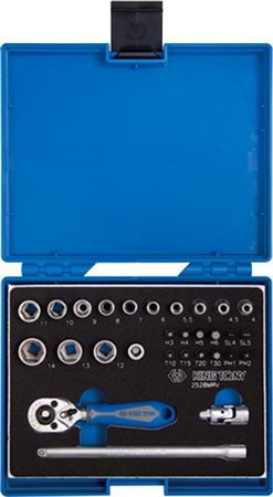 Набор торцевых головок KING TONY 1/4'' 29 шт. (2528MRV)