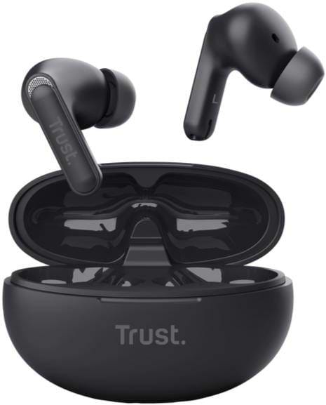 Фото - Навушники вкладиші бездротові TWS Trust Yavi Earbuds Black (25296)