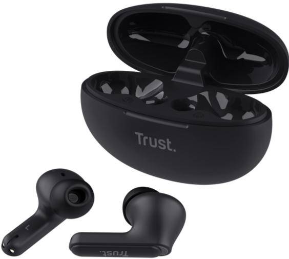 Фото - Навушники вкладиші бездротові TWS Trust Yavi Earbuds Black (25296)