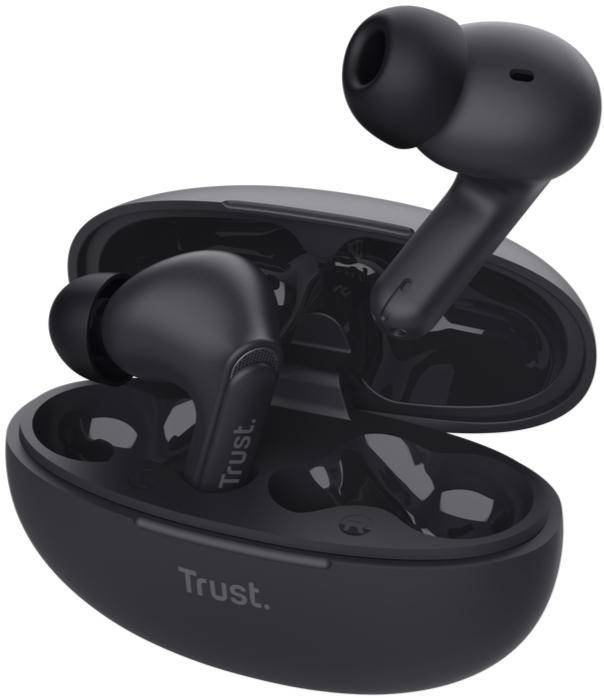 Фото - Навушники вкладиші бездротові TWS Trust Yavi Earbuds Black (25296)