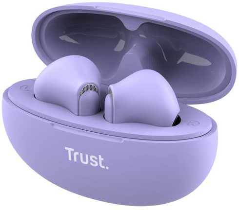 Фото - Наушники вкладыши беспроводные TWS Trust Yavi Earphones BT 5.3 Violet (25299_TRUST)