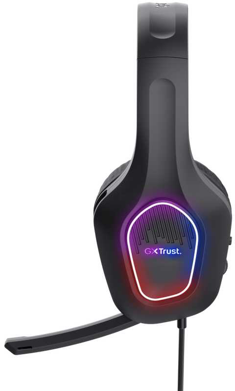 Фото - Гарнитура проводная игровая Trust GXT 416 Zirox LED Headset Black (25331)