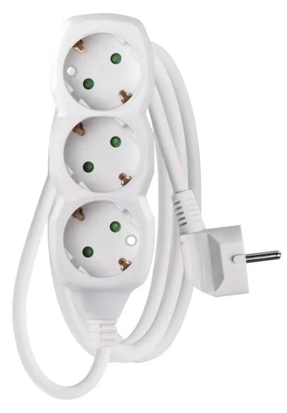Подовжувач 220В EMOS P0321, 3 розетки, 1,5 м. - Фото 1