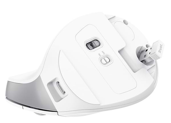 Фото - Мышь беспроводная Trust Bayo II Ergonomic White (25398)