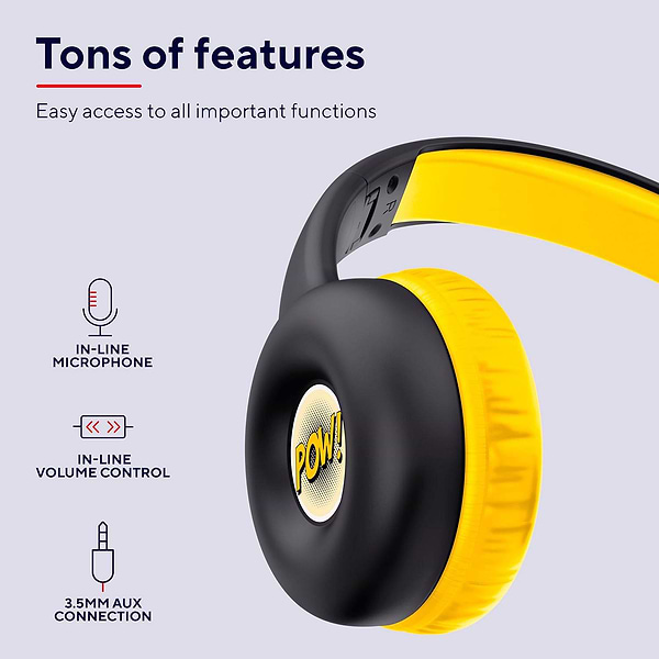 Фото - Наушники накладные проводные Trust Nouna Headphones mini-jack, Mic Black (25406)