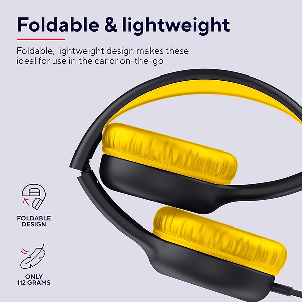 Фото - Наушники накладные проводные Trust Nouna Headphones mini-jack, Mic Black (25406)