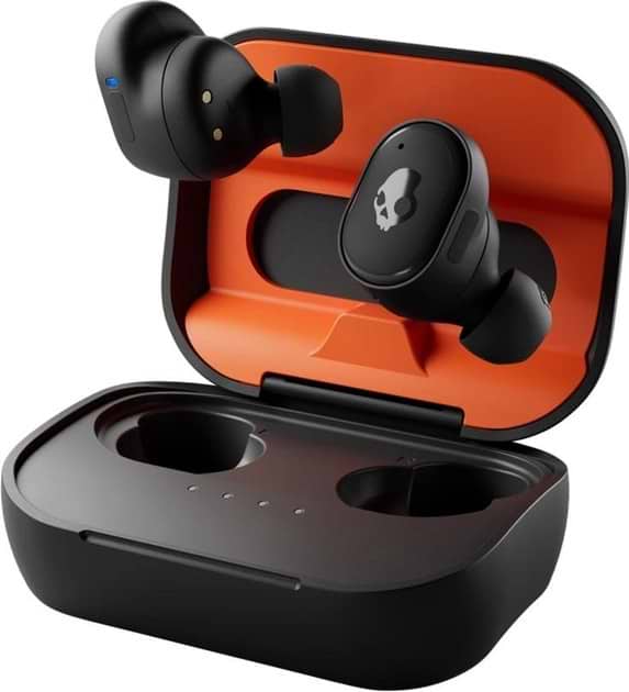 Фото - Навушники вкладиші бездротові TWS Skullcandy Grind Fuel TW True Black/Orange (S2GFW-P740)
