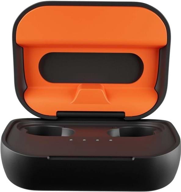 Фото - Навушники вкладиші бездротові TWS Skullcandy Grind Fuel TW True Black/Orange (S2GFW-P740)