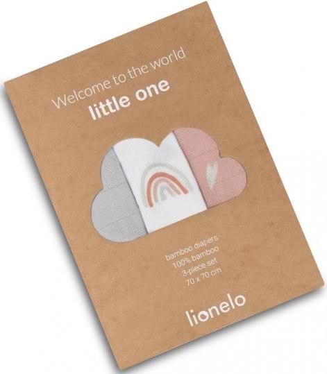 Фото - Набор пеленок Lionelo Rainbow Bamboo Box Multicolor