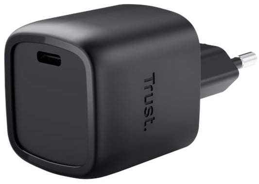 Фото - Мережевий зарядний пристрій Trust Maxo 30Вт, GaN, USB-C, PD/PPS Black (25519)