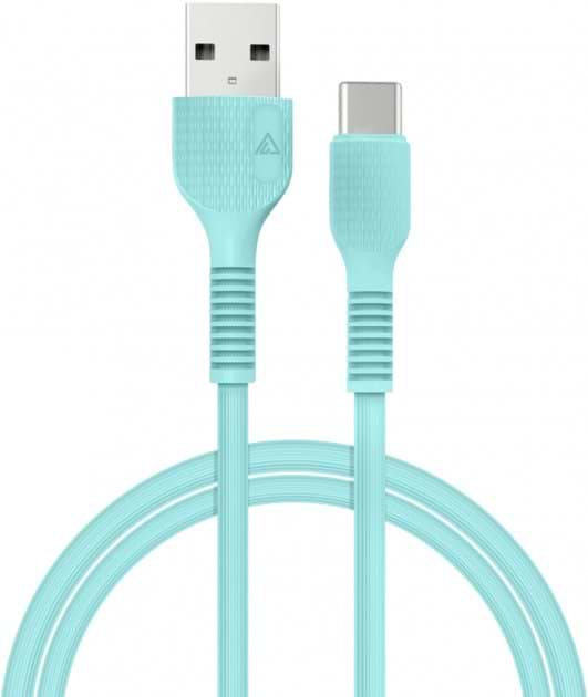 Кабель ACCLAB USB to Type-C 1,2m  Mint (AL-CBCOLOR-T1MT)