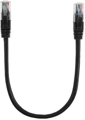 Кабель патч-корд Ritar UTP RJ45 Cat.6 0.5m Black (PCR-CU6/0.5Bl)