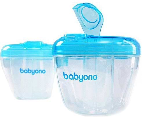 Фото - Дозатор молочной смеси для малыша BabyOno контейнер на 4 порции (1022)