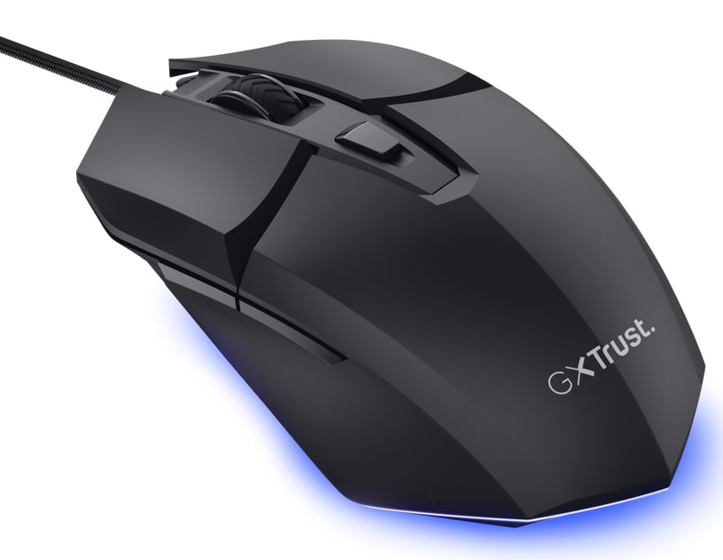 Мышь проводная игровая Trust GXT 121 Felox+ Illuminated Wireles Black (25603)