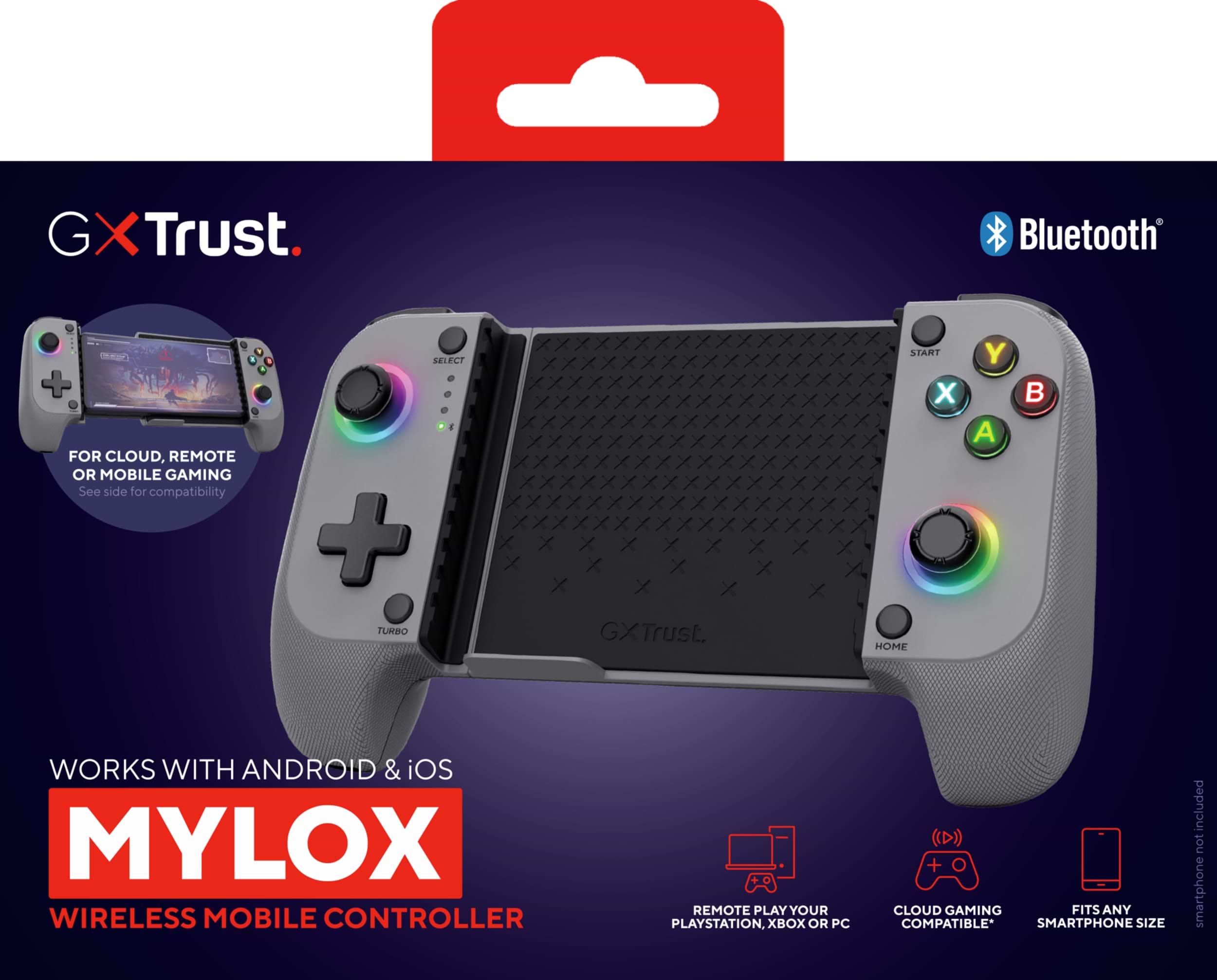 Фото - Геймпад Trust GXT 735G Mylox Wireless mobile Gaming Controller, BT Grey (25649)