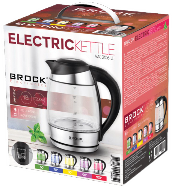 Фото - Електричний чайник BROCK WK 2106 LL