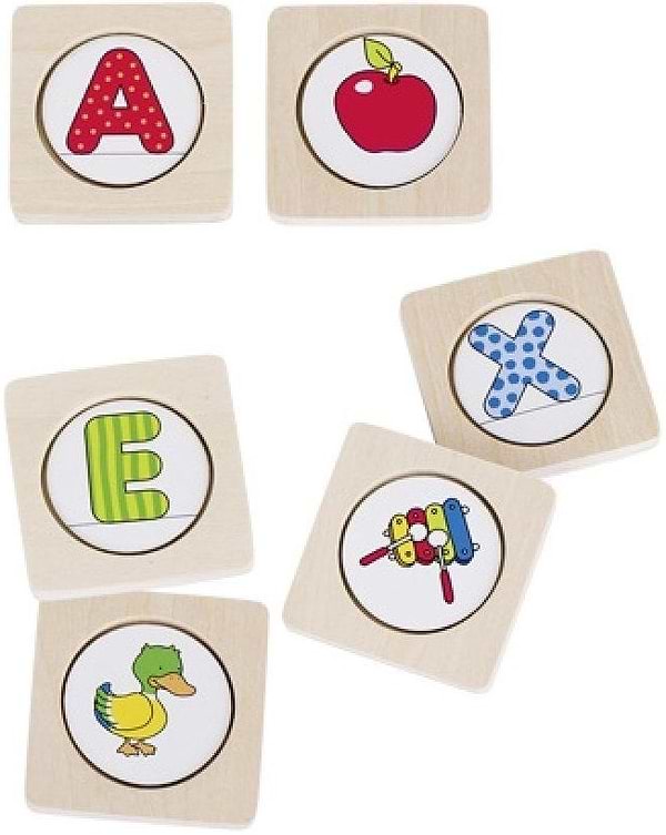 Фото - Настільна гра (3-4 роки) goki Вивчення Алфавіту (56719G))