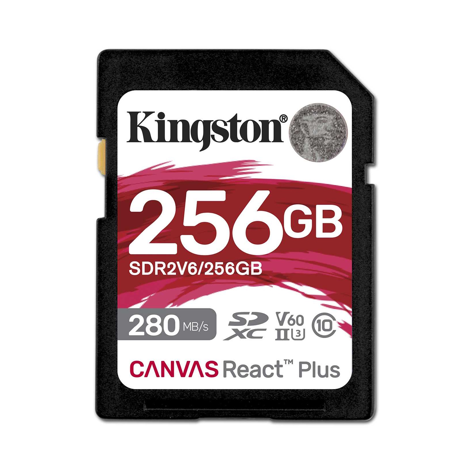 Карта памяти Kingston SD 256GB C10 UHS-II U3 R280/W150MB/s (SDR2V6/256GB) - Фото 1